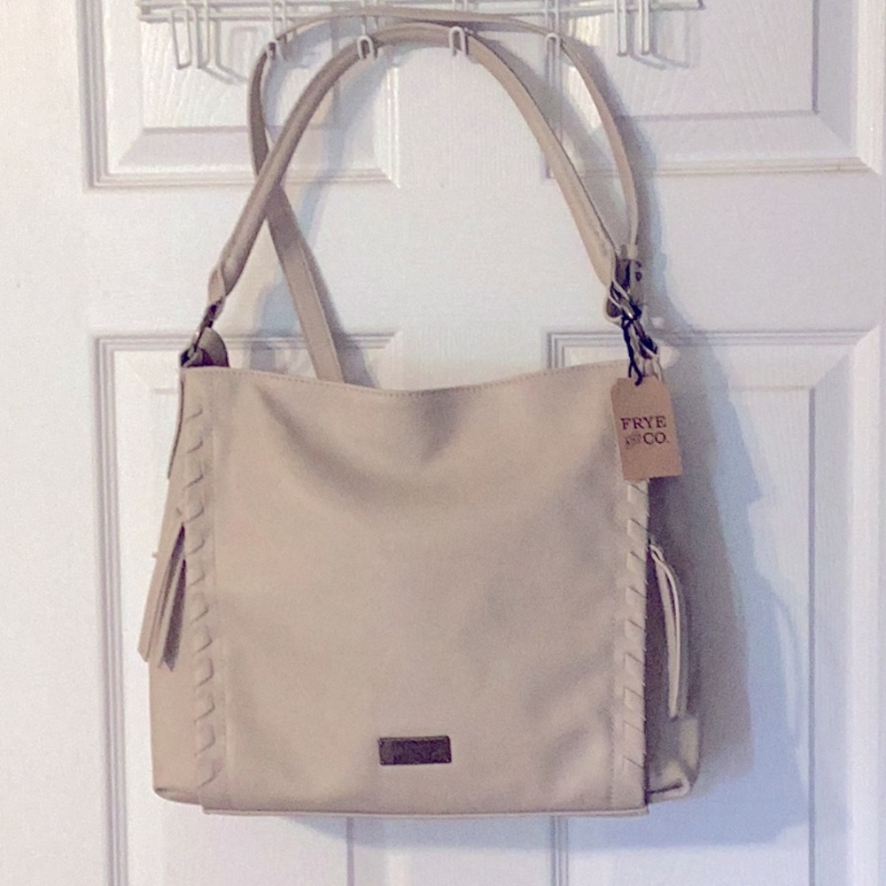 NEW Frye and Co. Aurora Hobo Bag Solid Doe